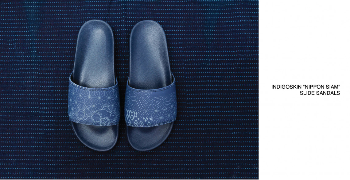 Slide Sandal "Nippon-Siam Pattern"